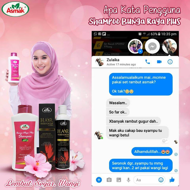 Testimoni Rambut Gugur Rawat Rambut Gugur Dengan Asmak Hair Care