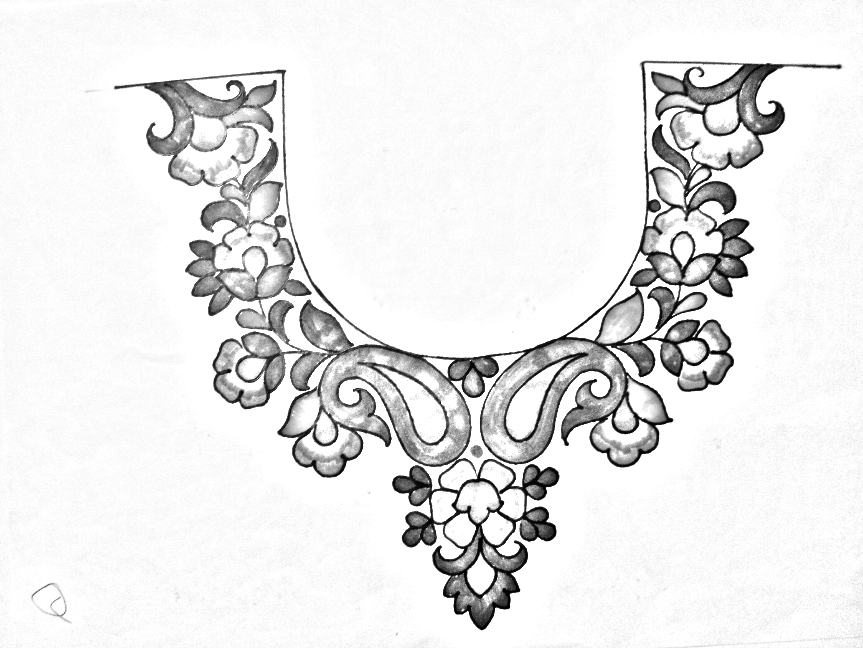 Neckline designs pencil sketchneck designs drawing for embroidery Neckline designs pencil sketchneck designs drawing for embroidery