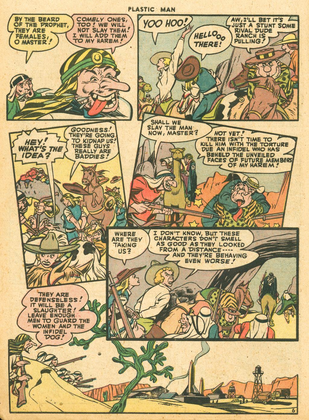Plastic Man (1943) issue 10 - Page 8