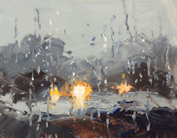 TOM BROWN FINE ART: RAIN ON WINDOW by TOM BROWN