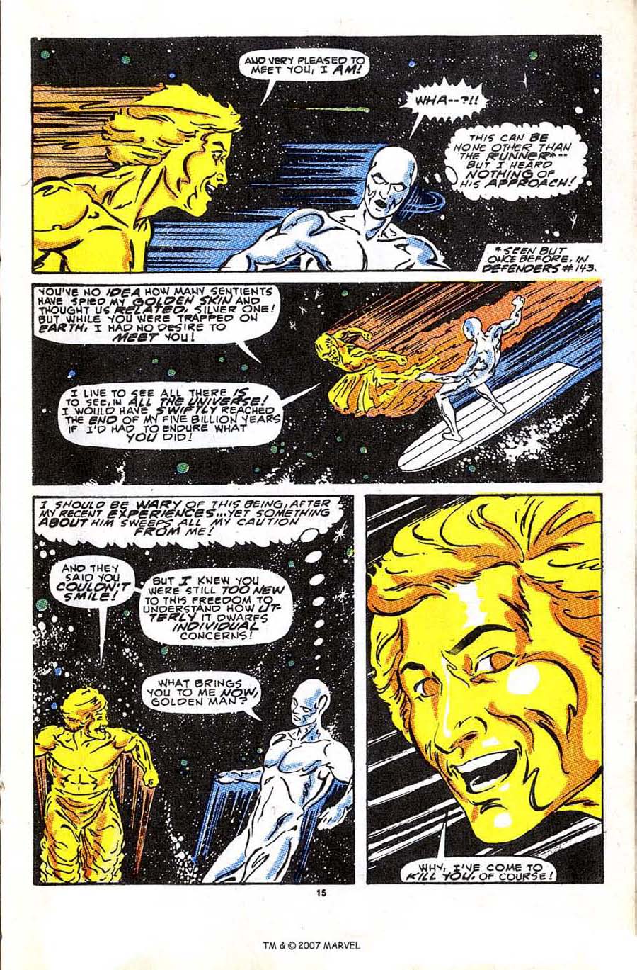 Read online Silver Surfer (1987) comic -  Issue #3 - 21