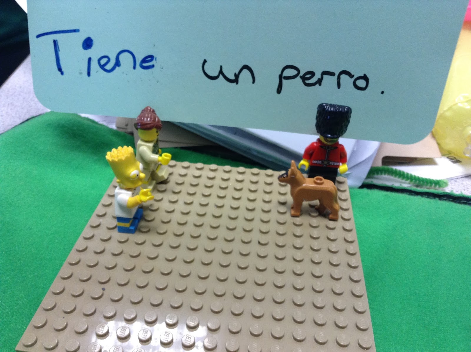 This is how we learn Spanish... Lego conjugations