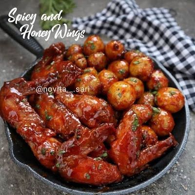 Olahan Ayam - Spicy And Honey Wings 