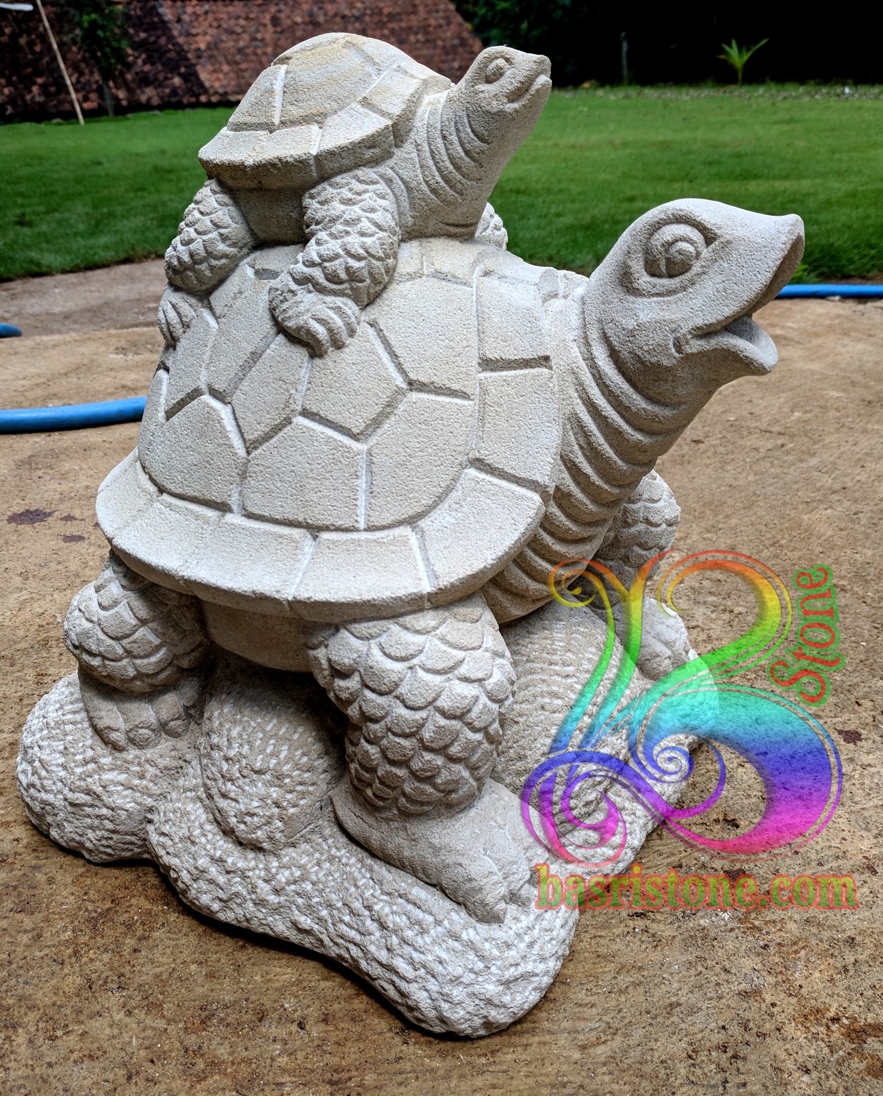 Patung Air Mancur Ukir Batu Alam Paras Jogja