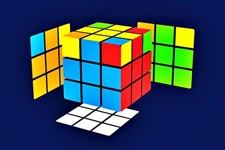 Rubik Küp'ün bu aşamasında amacınız, köşeleri bitişik merkez öğelerini renklerine uygun yerlere koymak olacaktır.