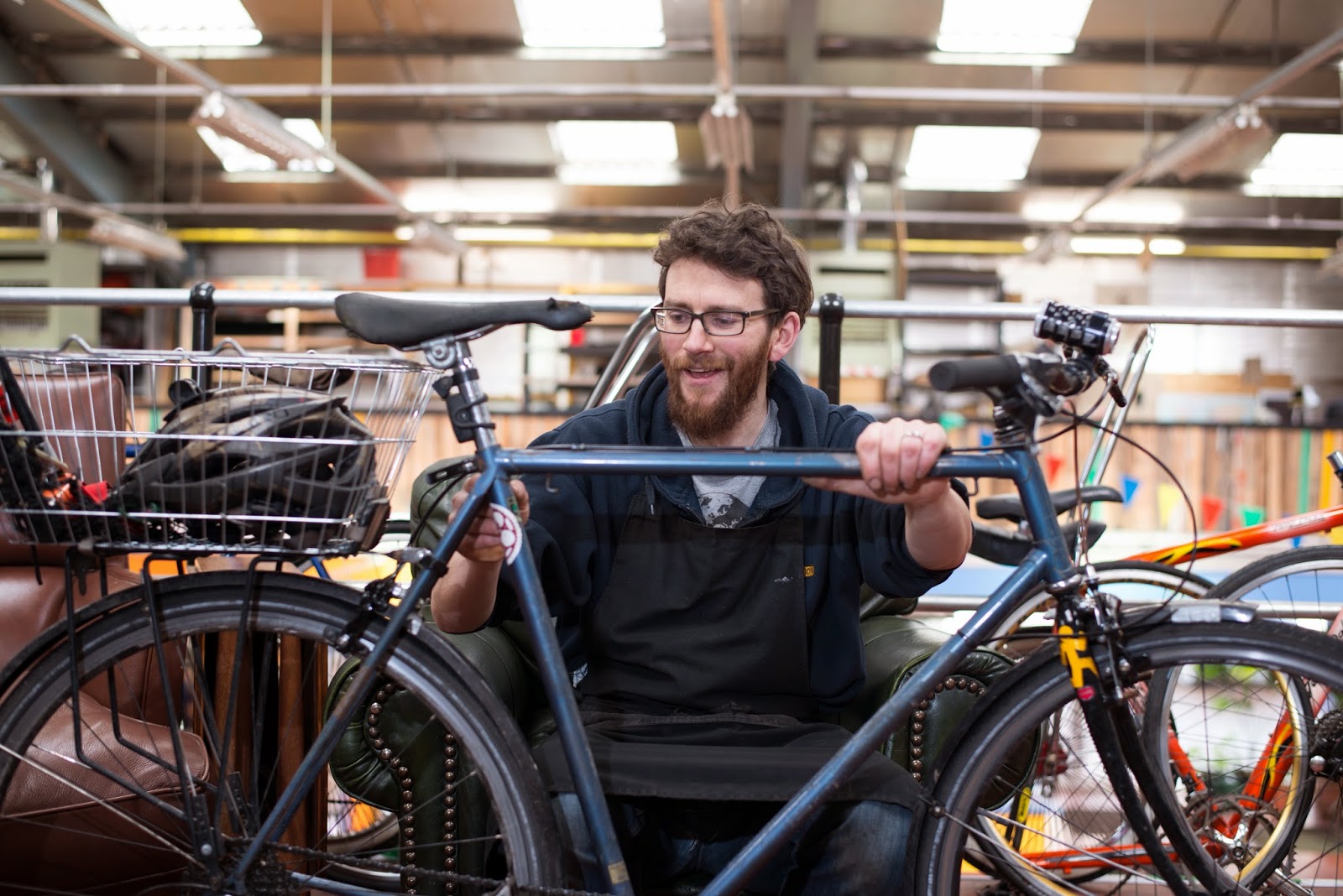 CultureNL Cycling Stories Neil, Glasgow Bike Station