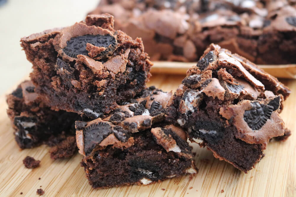 Oreo Fudge Brownies Take Some Whisks