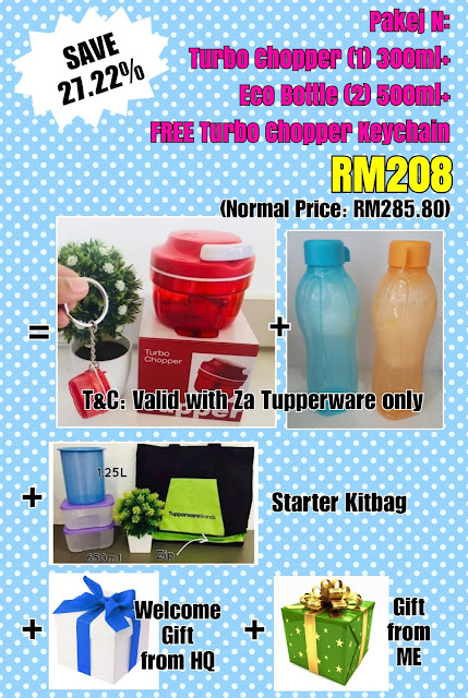 Tupperware membership package Februari 2019