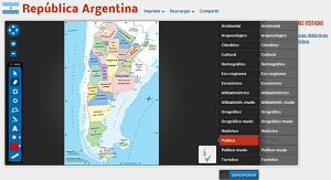 Mapas de la República Argentina