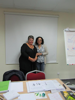 Melodie de Jager con Rosina Uriarte