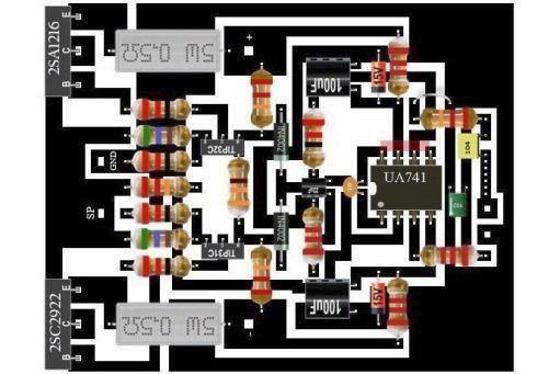 Coutkatro V1 Amplifier Output Kolektor Dengan Pre Amp Ic Op