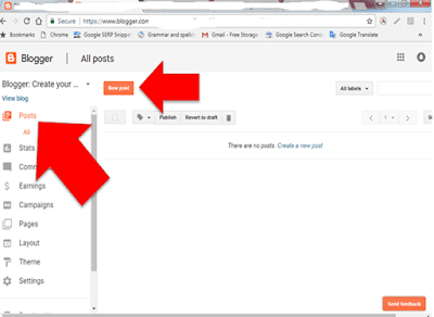 Create_Add_Post Blogging_Bloggers