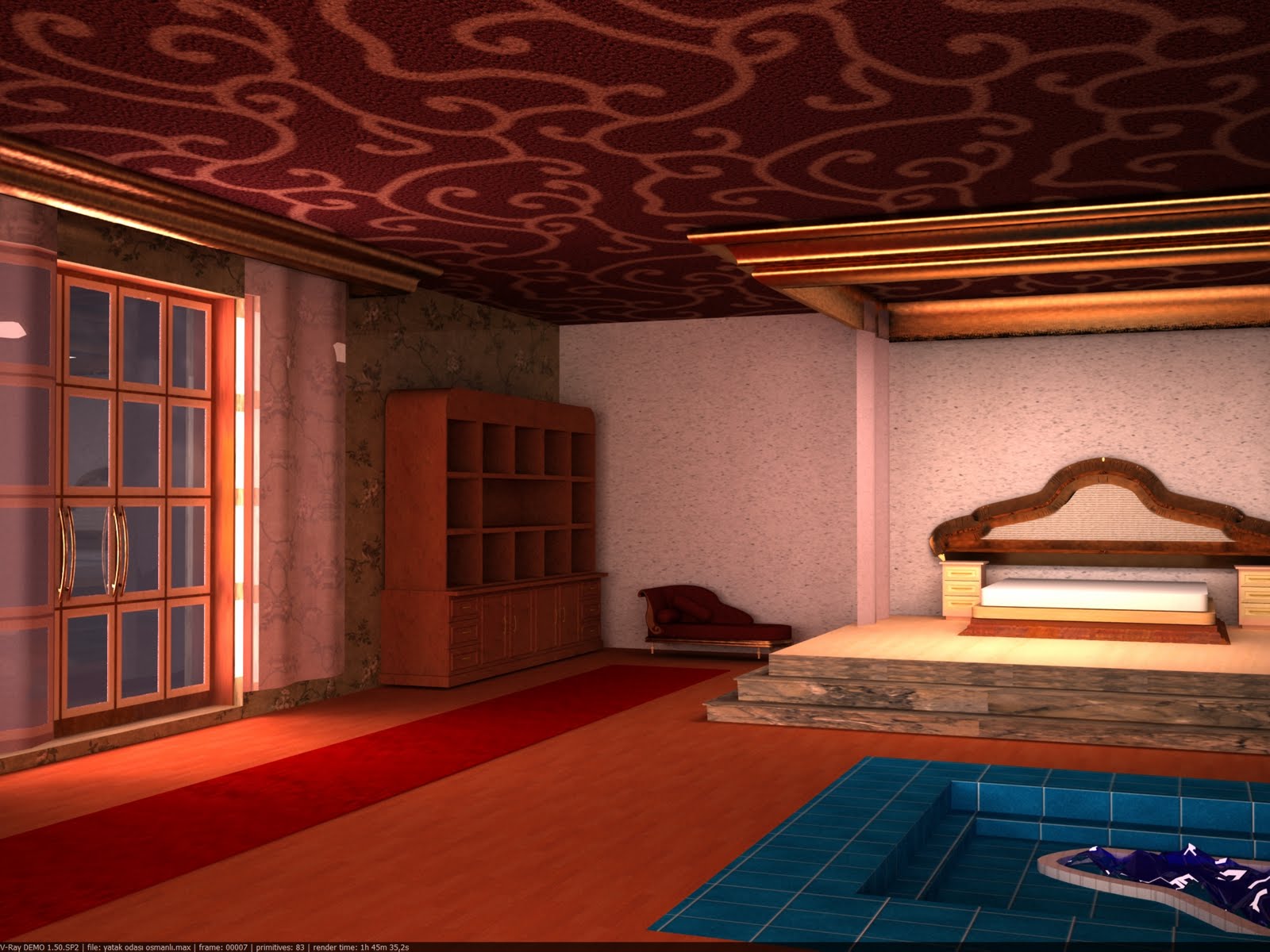 osmanlı modern yatak odası