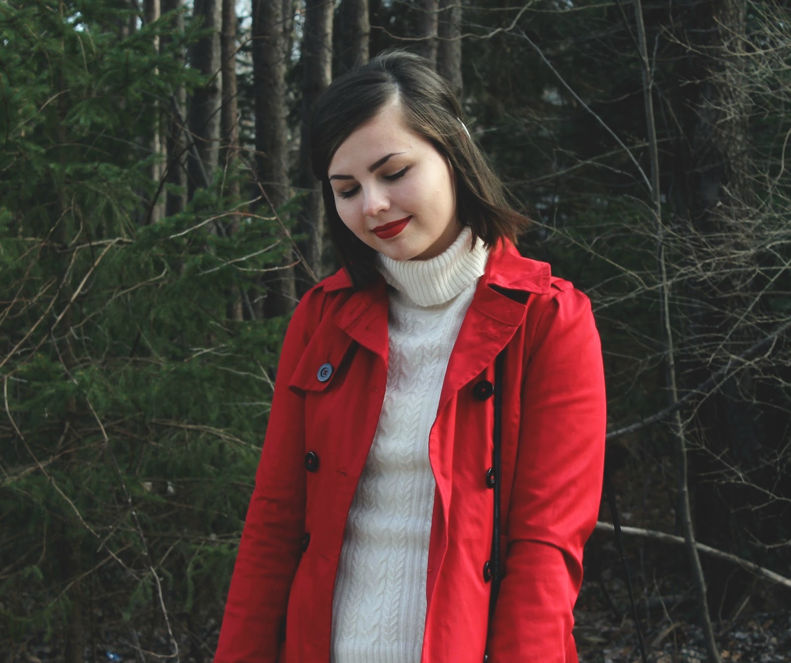 Styling a Red Trench Coat. | Someone Like You