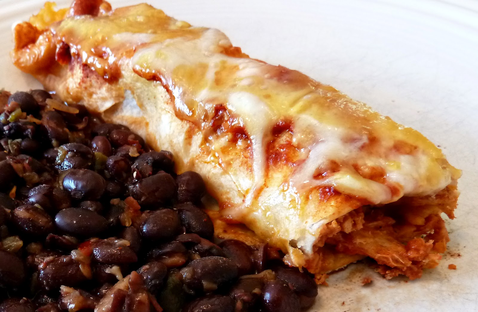 Real Food Storage Chicken Enchiladas