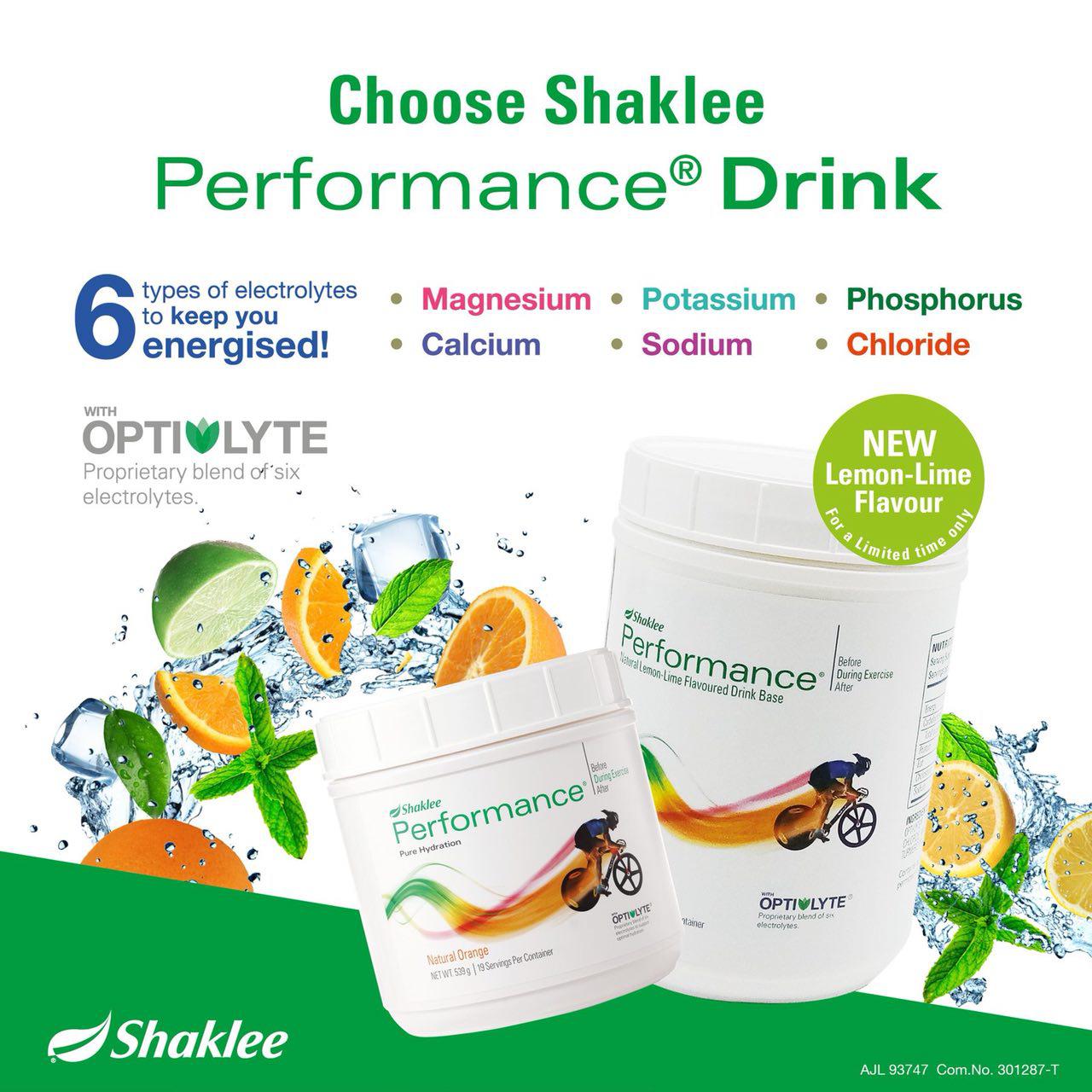 Minuman Tenaga Performance Drink Shaklee