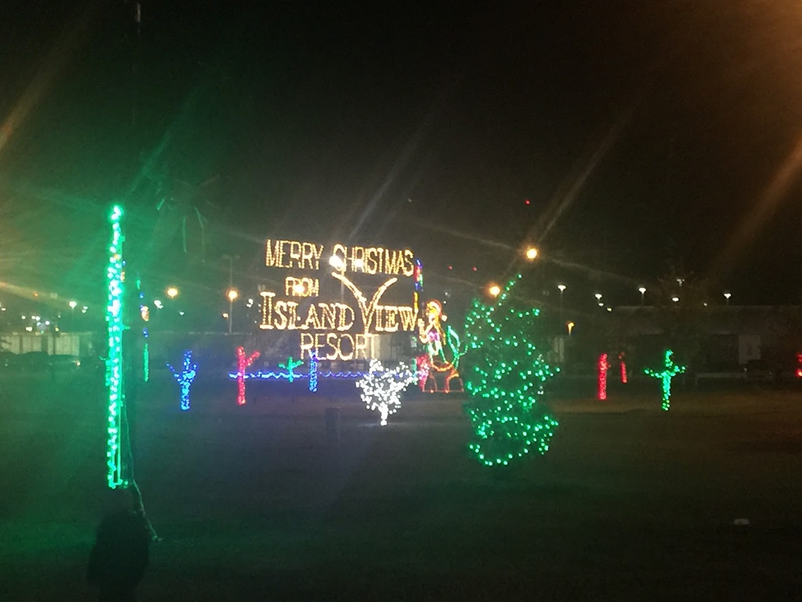 Random Thoughts Christmas lights at Jones Park Gulfport, MS