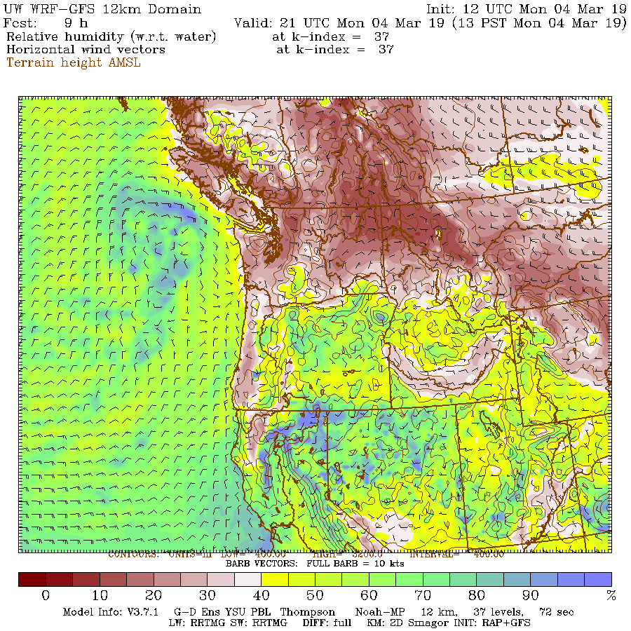 Cliff Mass Weather Blog The Driest Air in the U.S. is Found in SEATTLE