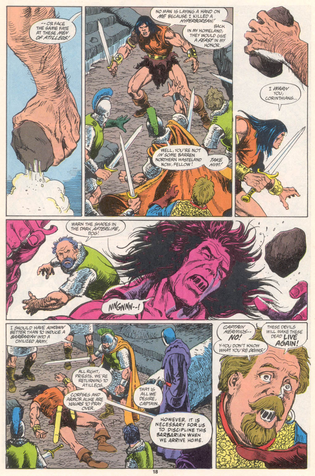 Read online Conan the Barbarian (1970) comic -  Issue #255 - 15