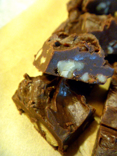 Ultimate Chocolate Walnut Fudge is a classic marshmallow fudge with chocolaty, nutty goodness!  A must-have on everyone's holiday treat list.  - Slice of Southern