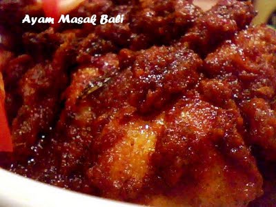 Resepi Ayam Masak Bali - Aneka Resepi Timur dan Barat