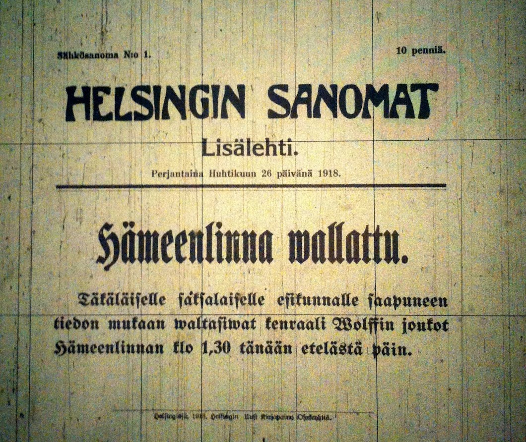 Hämeenlinna vallattu 26.4.1918