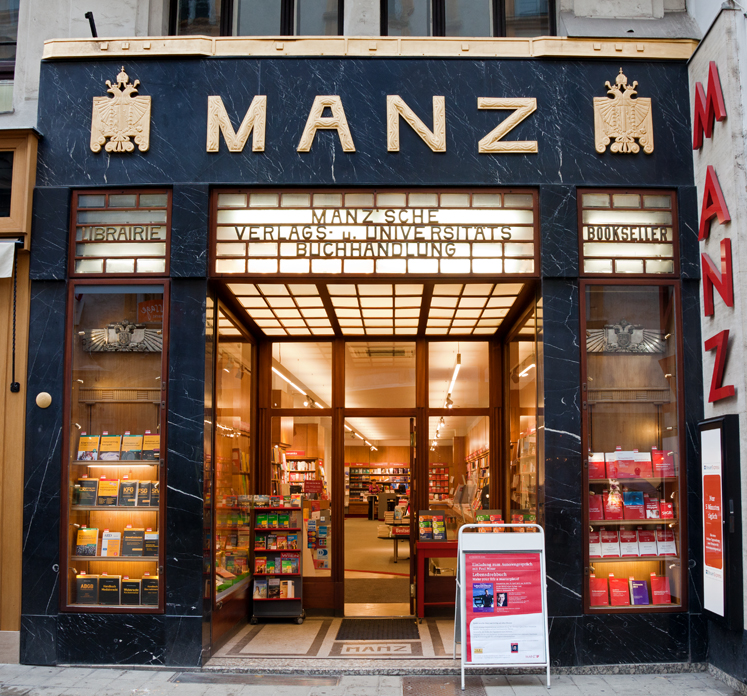 James and Karla Murray Photography MANZ bookstore in Vienna, Austria has been in business since