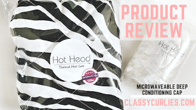 Hot Head by Thermal Hair Care deep conditioning cap review - ClassyCurlies