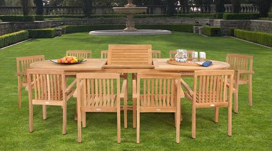 Teak Outdoor Furniture Los Angeles Lends A Unique Look To Your Space