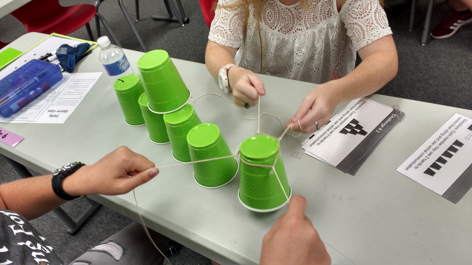 Math = Love Cup Stacking Challenge
