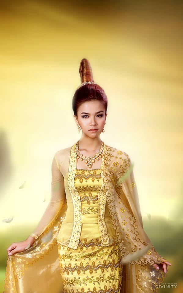 Ariel Thuta - Myanmar Traditional Fashion