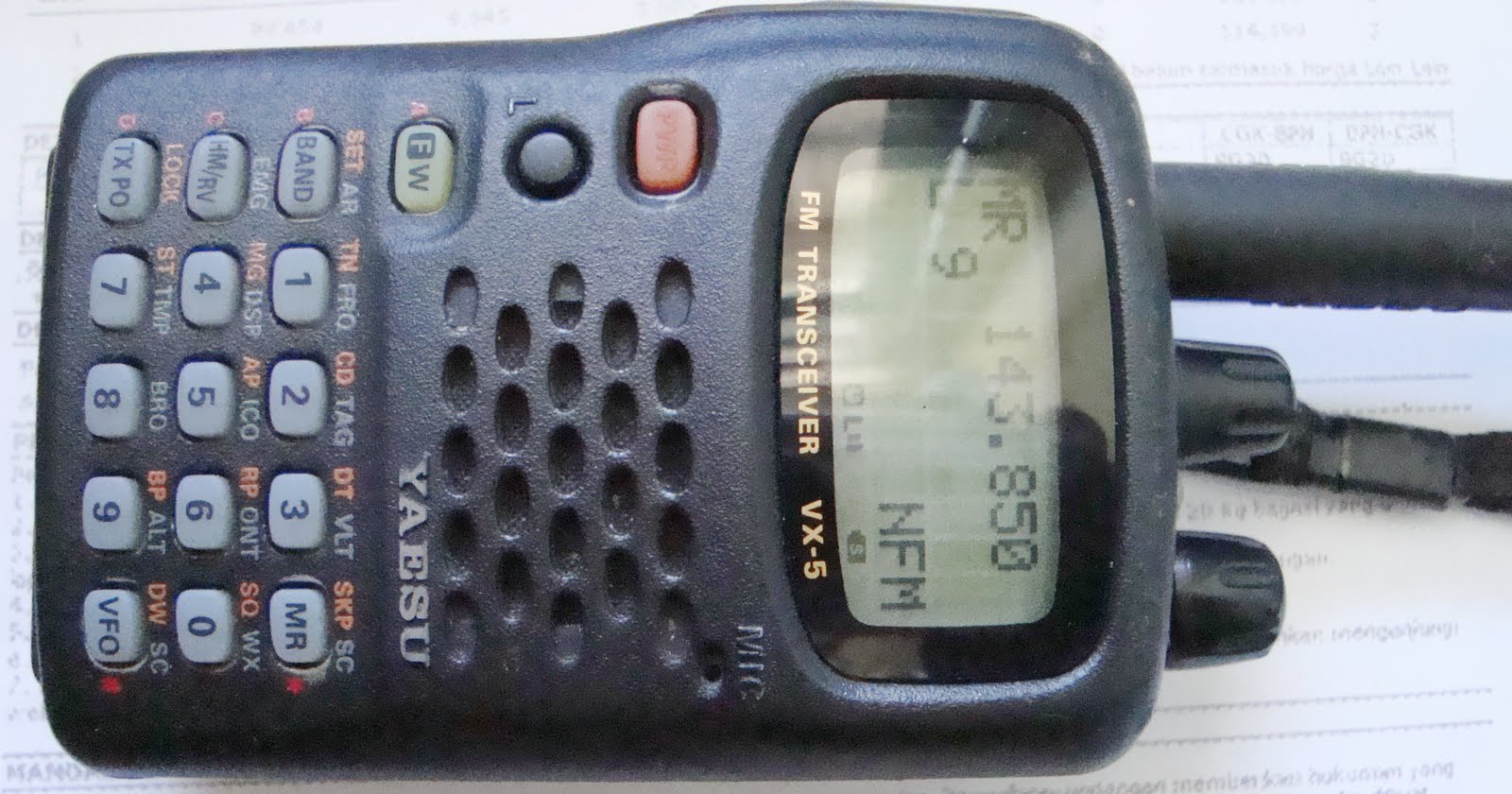 RADIO SELLER: Yaesu VX 5 and VX7 Sold