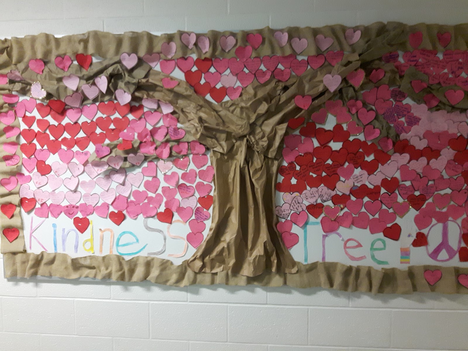 Kindergarten...Watch Us Grow Kindness Tree