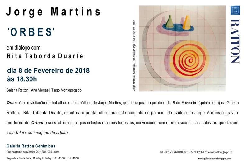 2018 exposição Orbes de Jorge Martins