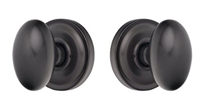 image result for Pacific Entries Helmsley oval door knob set oil rubbed bronze