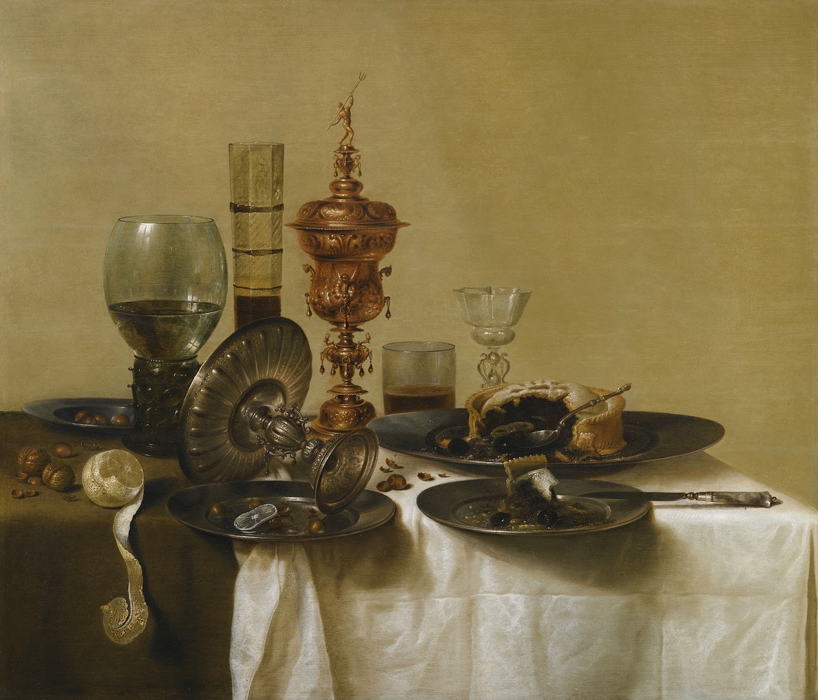 Enjoy some Damn Fine Art : Willem Claesz Heda. A Still Life with a Gilt ...