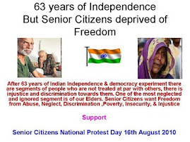 Senior Citizens National Protest Day' 16th August 2010