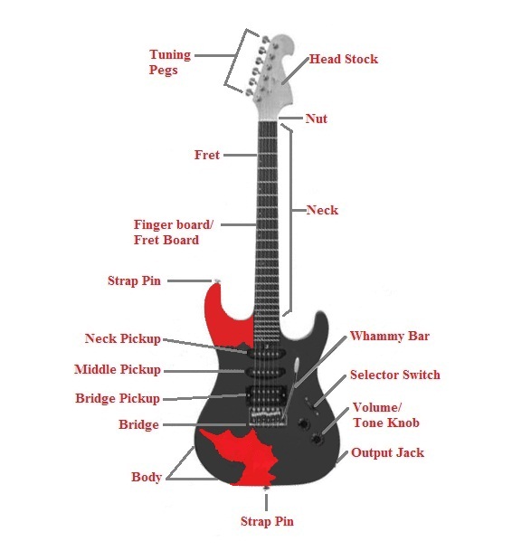 Do not stop dreaming!: Guitar Diagram