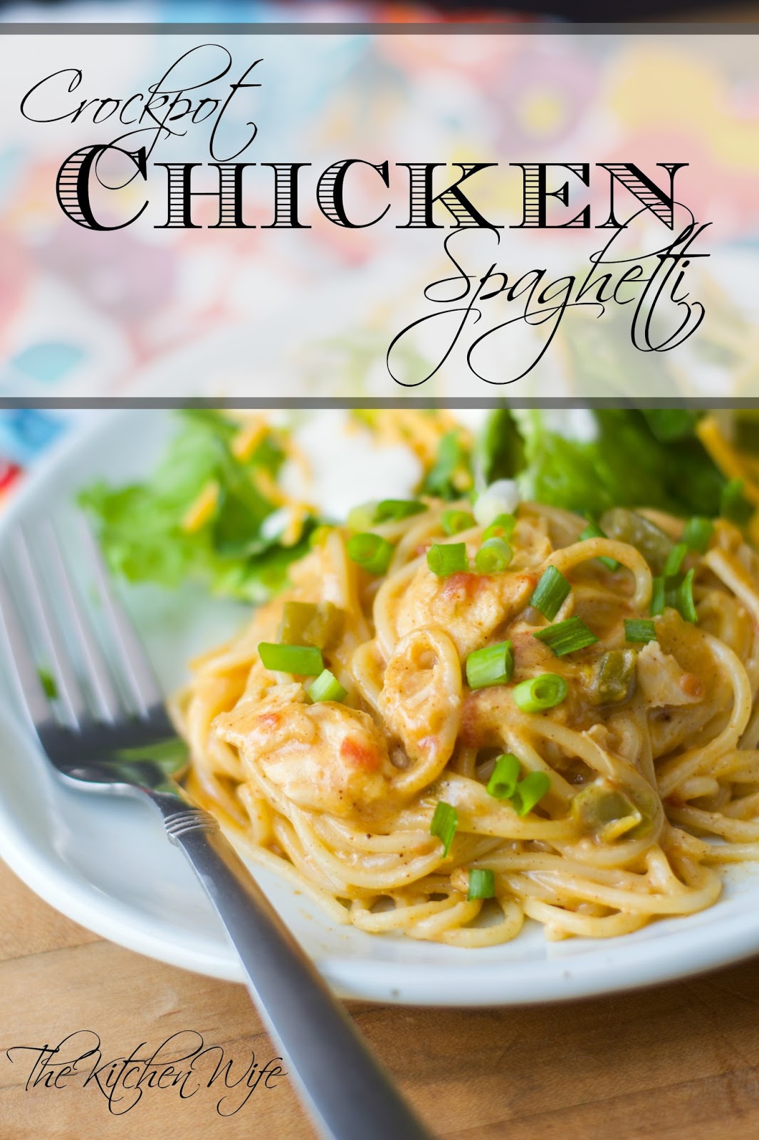 Crockpot Chicken Spaghetti Recipe The Kitchen Wife