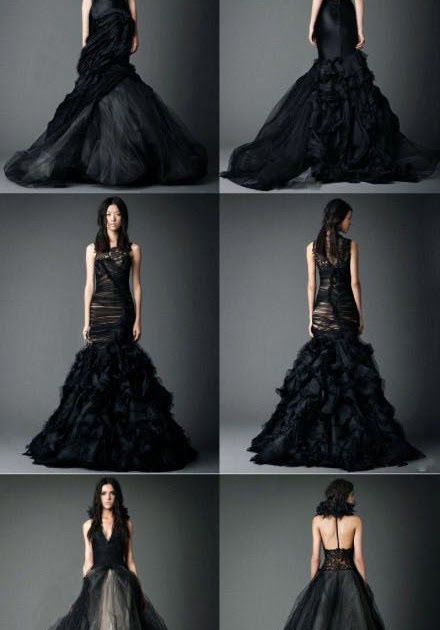 Women Dark Gown - High Resolution Images