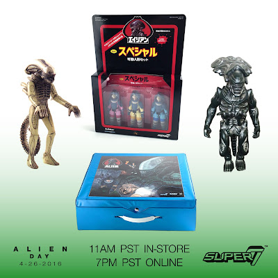 Super7 celebrates Alien Day 2016 with new Exclusive Alien Toys!