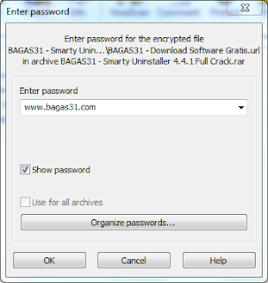 Password RAR Smary Uninstaler