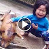  Tragic Moment Of A Little Girl When She Found Her Missing Dog At Roadside Market