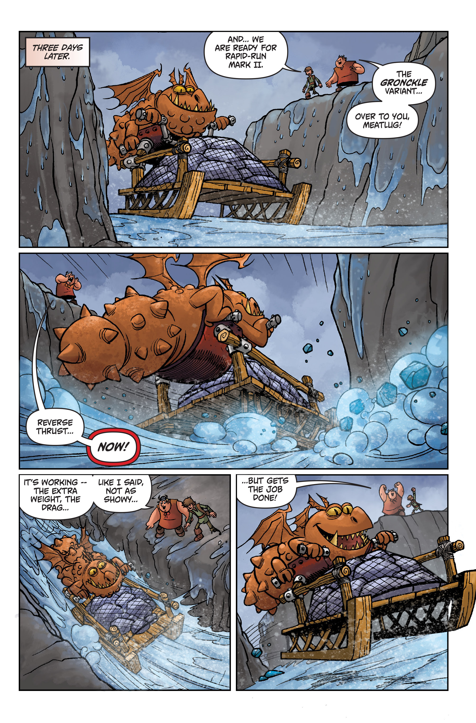 Read online DreamWorks Dragons: Defenders of Berk Collection: Fire & Ice comic -  Issue # TPB - 102