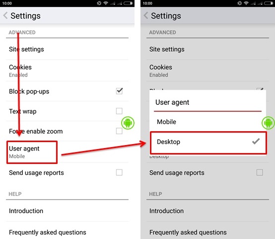 How To Set as Desktop Site for Chrome, Mozilla, Firefox, OperaMini, UC ...