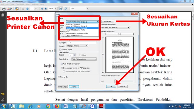Cara Print File PDF dengan Printer Canon Cara Print File PDF dengan Printer Canon