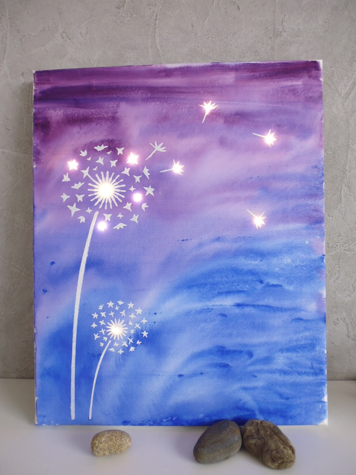 Tableau Lumineux Fizz Creations - Blanc/noir, Figurine, Neuf, Décoration Originale