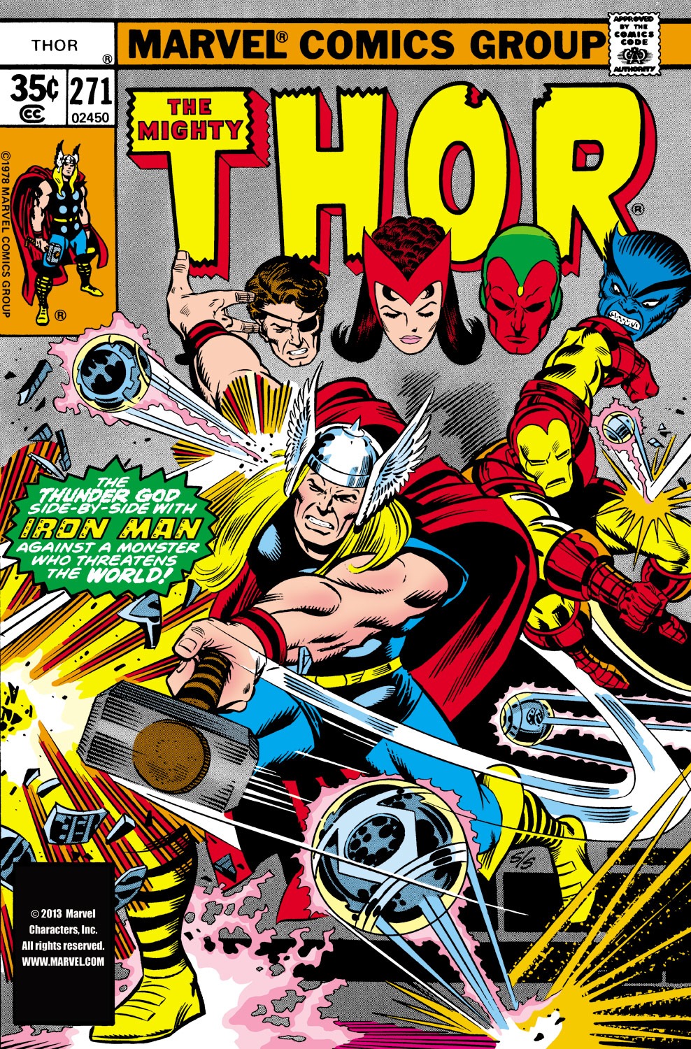 Read online Thor (1966) comic -  Issue #271 - 1