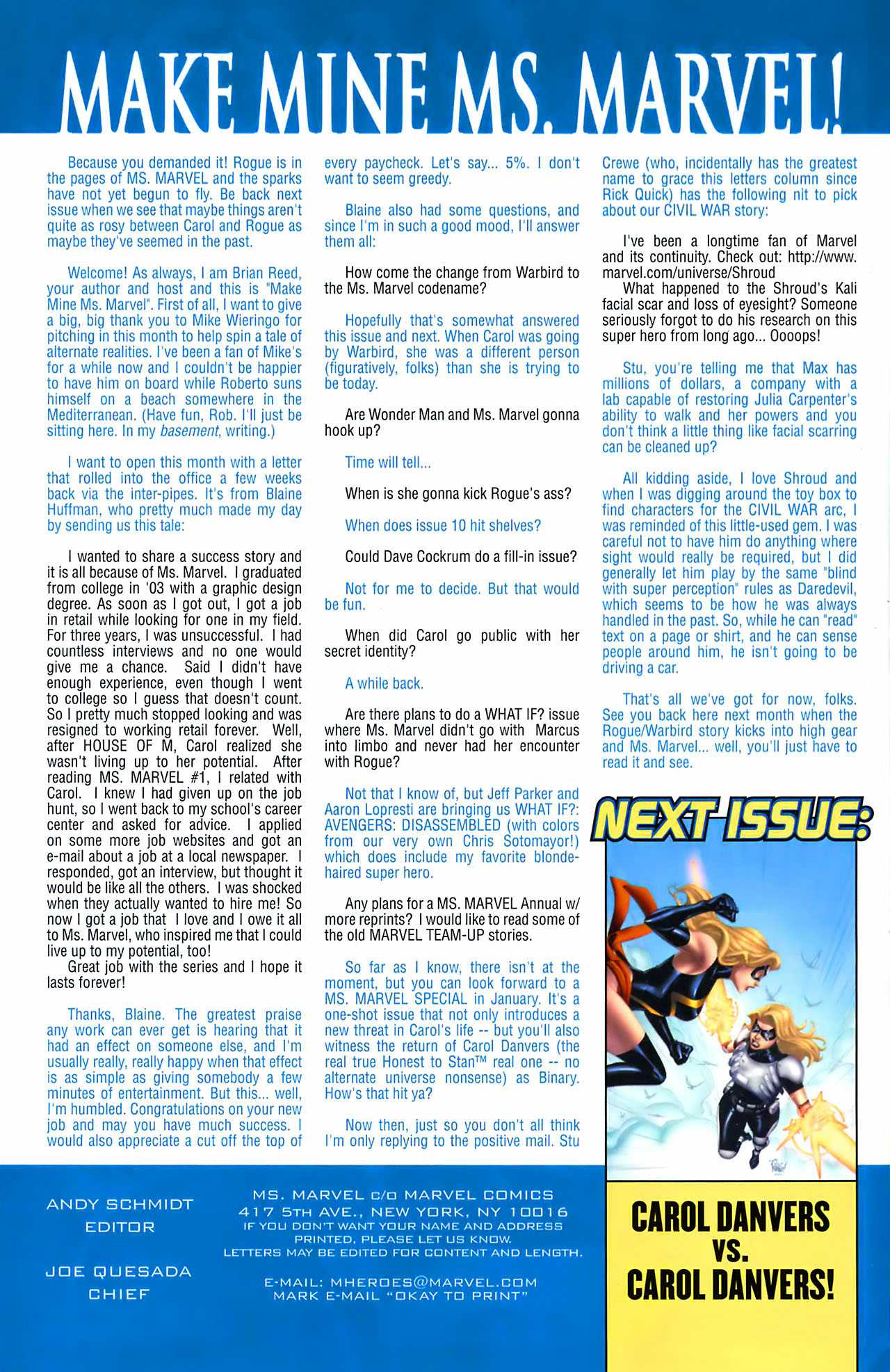 Ms. Marvel (2006) issue 9 - Page 25