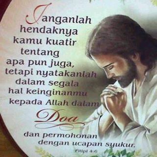 DOA dan permohonan dengan ucapan syukur..